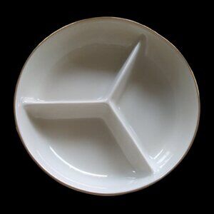 Lenox FRUITS OF LIFE  Round Divided Serving Dish candy nuts jellybeans USA